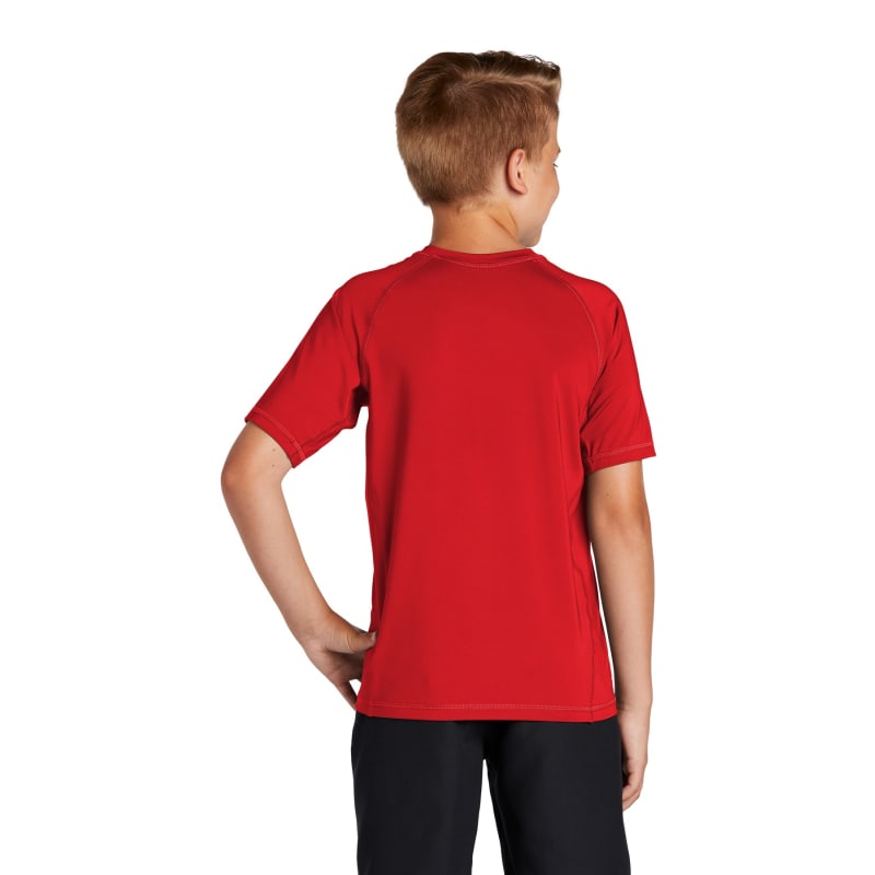 Sport-Tek Youth Rashguard Tee. 6