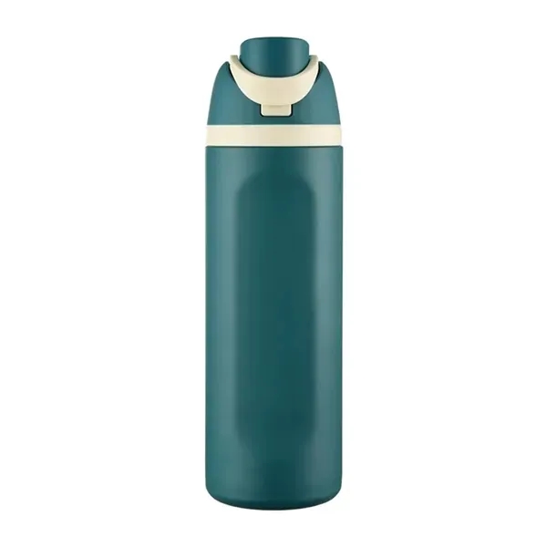 24 oz Stainless Steel Insulated Water Bottle Includes Straw, custom water bottle with logo imprint 10