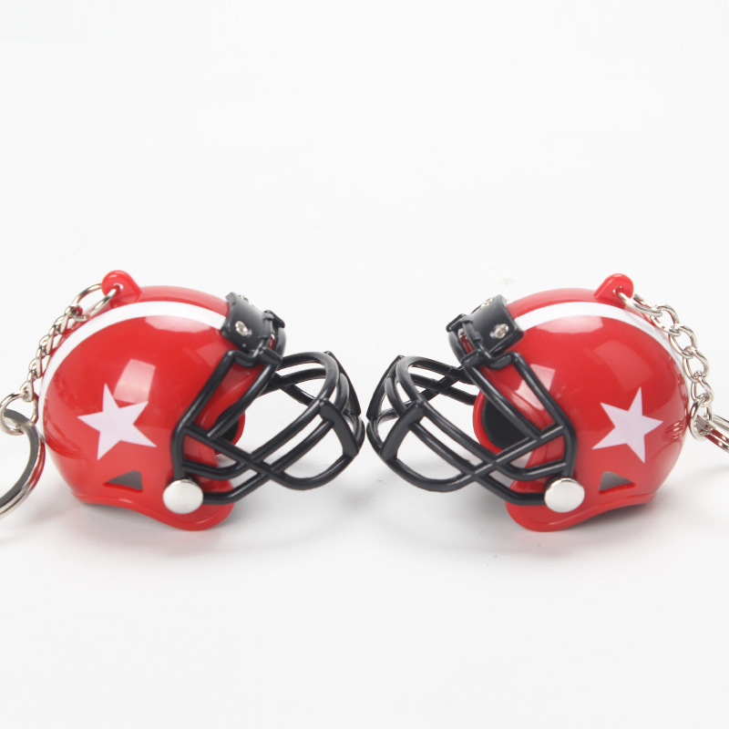 Mini Football Helmet Keychain 1