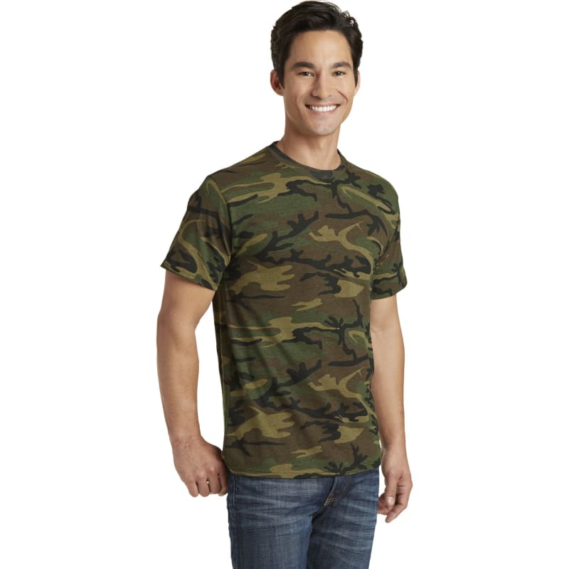 Port & Company Core Cotton Camo Tee. 1