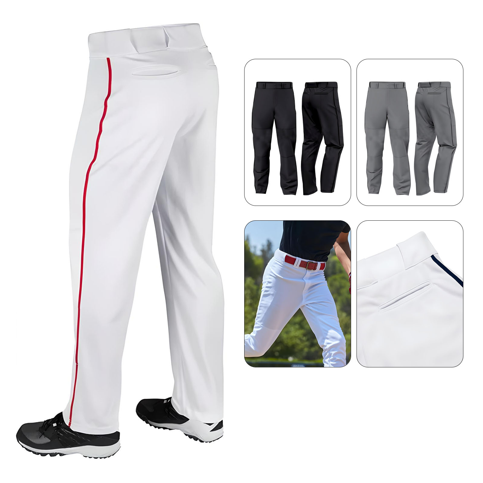 Baseball Set - Button Shirt and Pants 3
