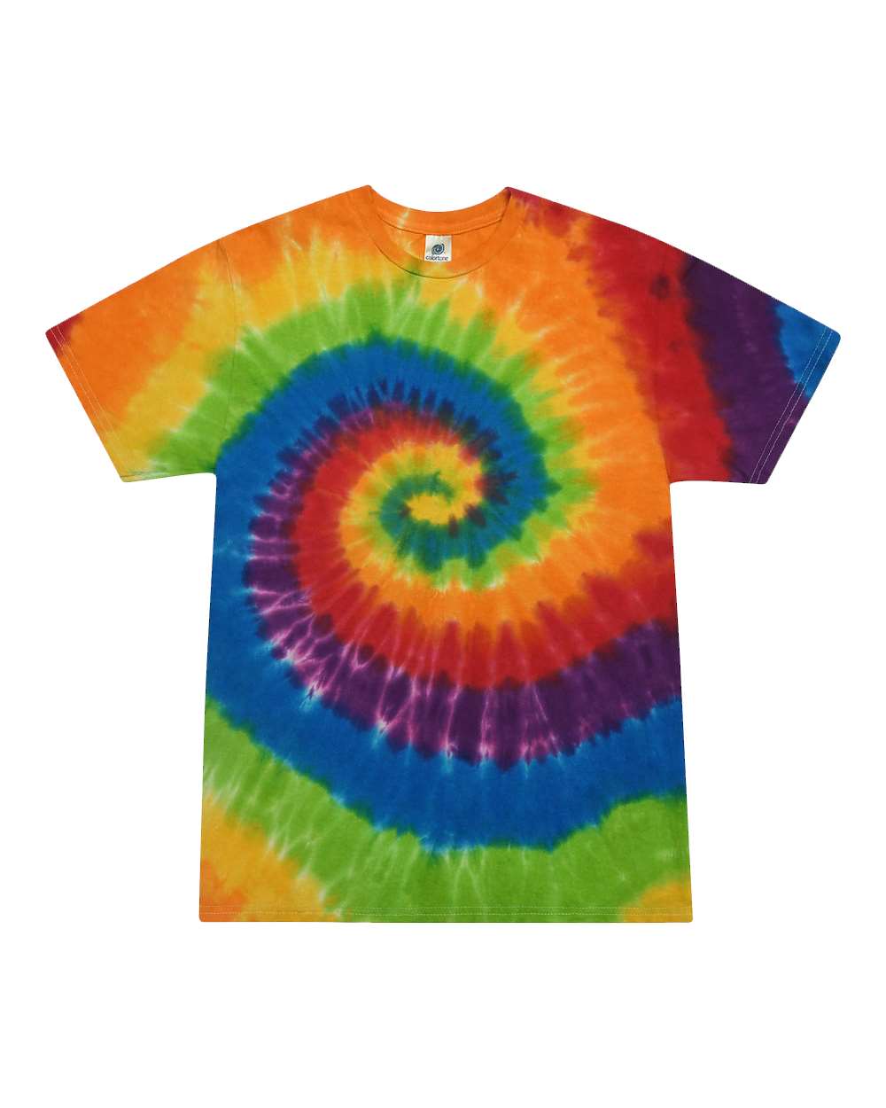 Unisex Multi-Color Tie-Dyed T-Shirt - 1000 219