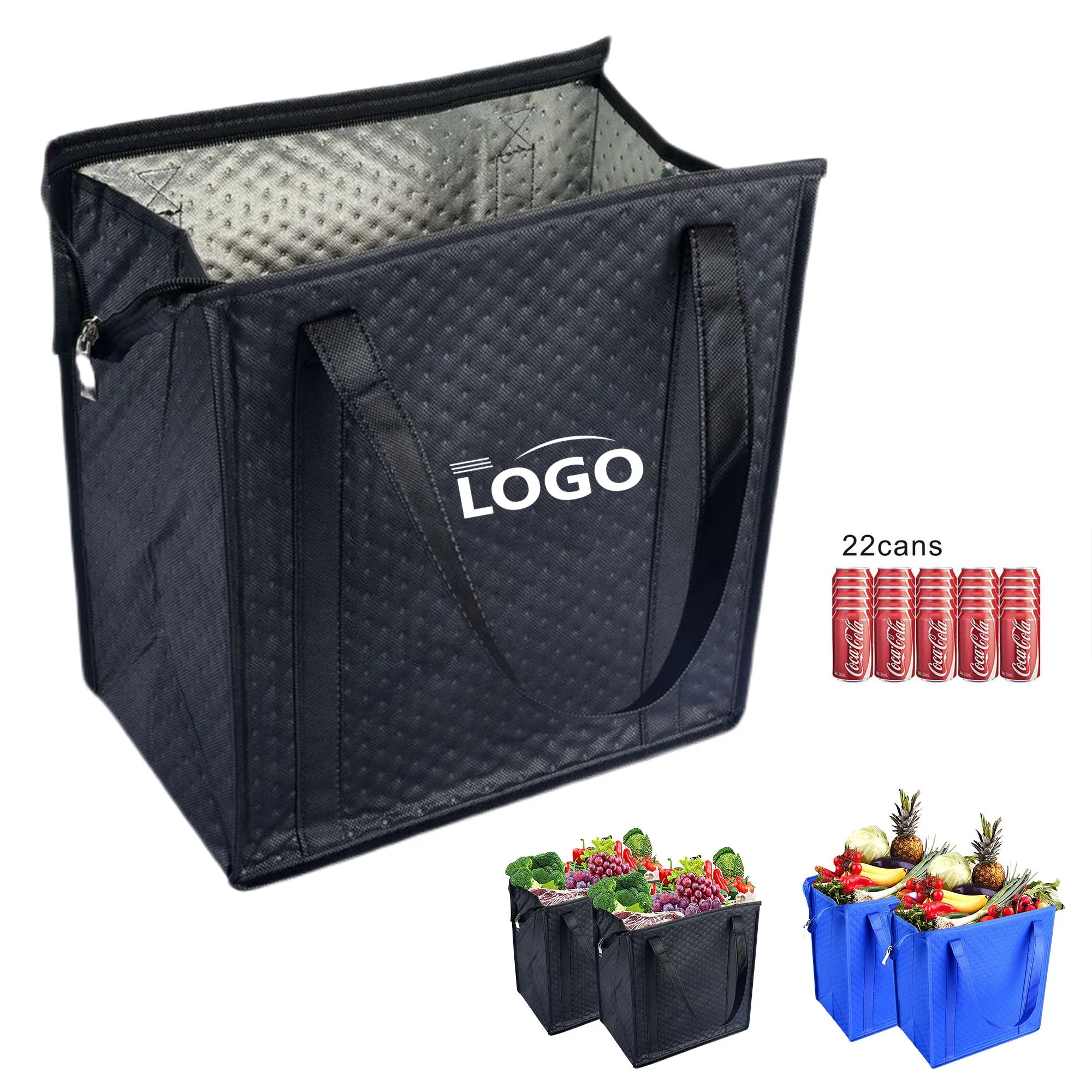Insulated Cooler  Shopping Grocery Bags 1