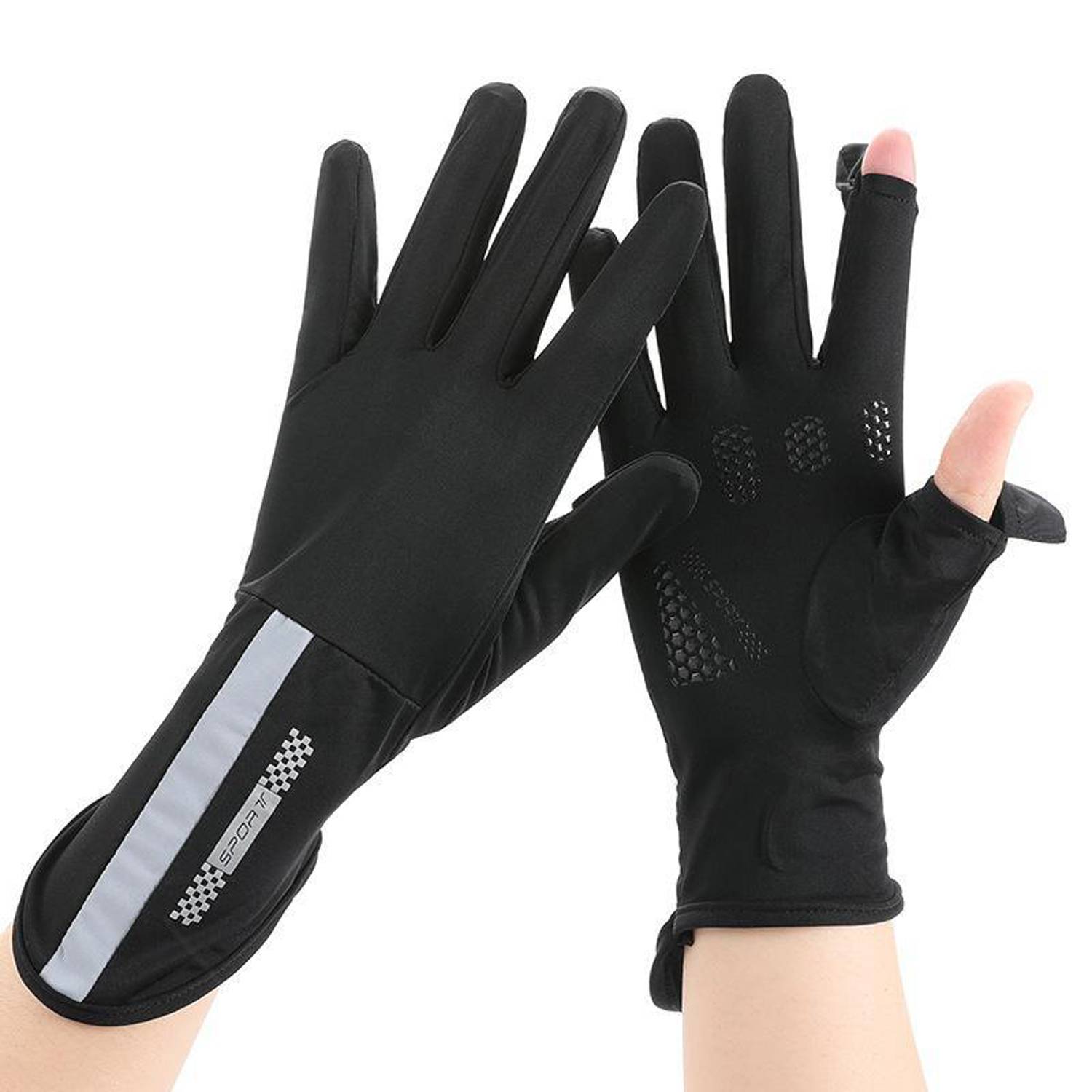 Summer Sun Protection Breathable Gloves 7