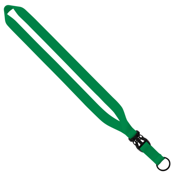3/4" Polyester Lanyard with Slide Buckle Release & Split-Ring 3