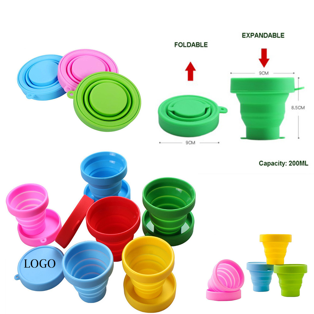 200ML Silicone Travel Collapsible Cup 2