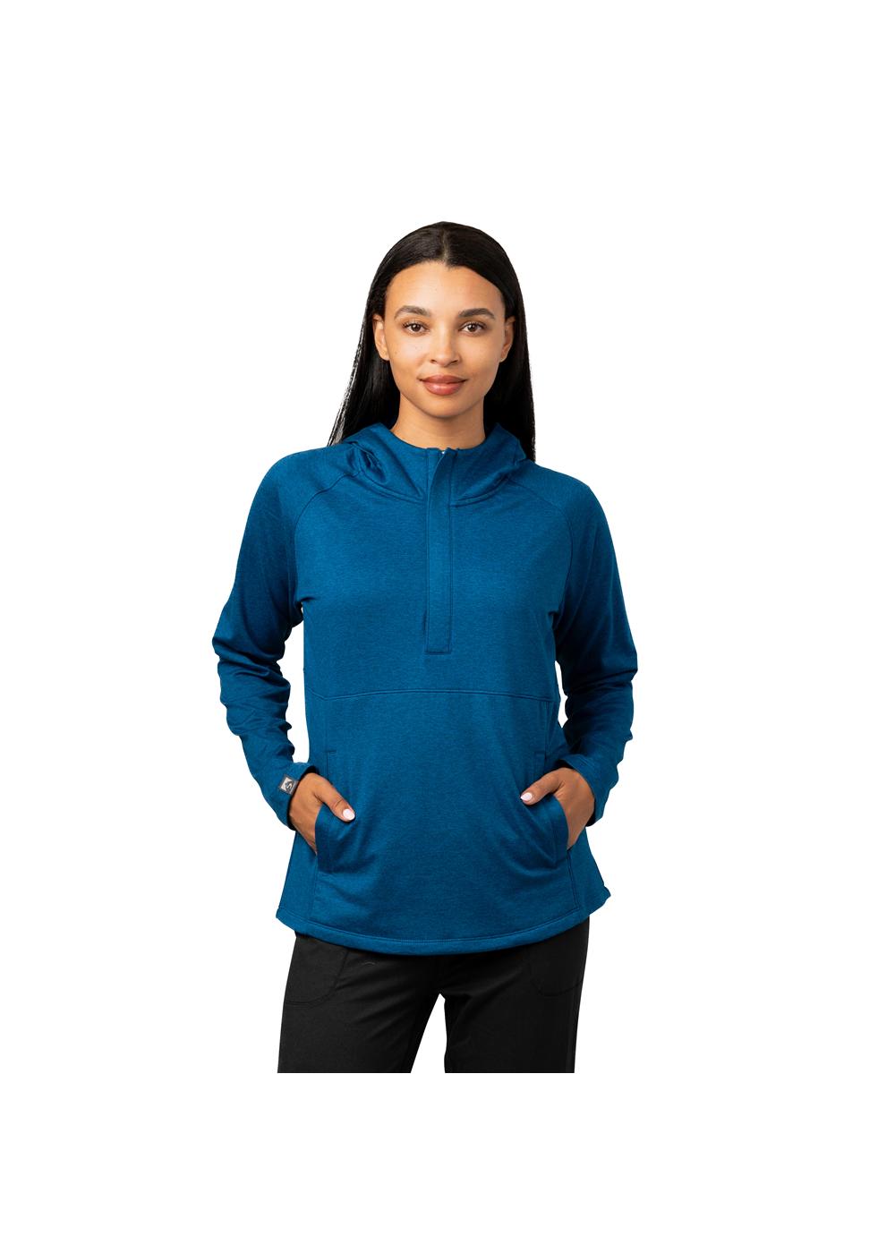 Storm Creek Women's Sidekick Super Soft Midweight Hooded Half Zip 14