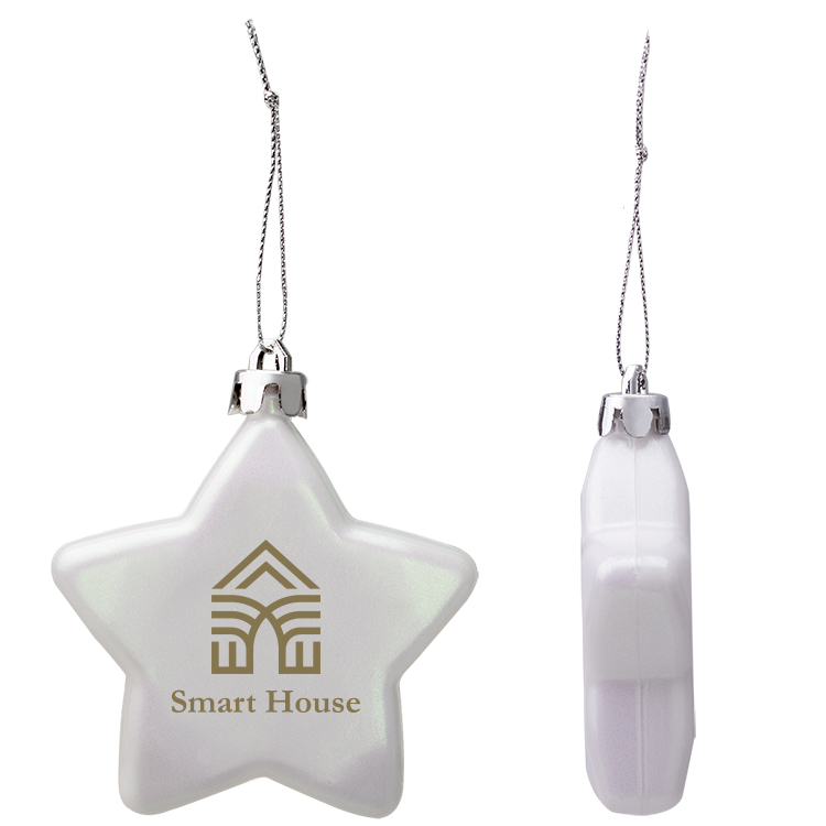 Shatter Resistant Flat Star Ornament 5