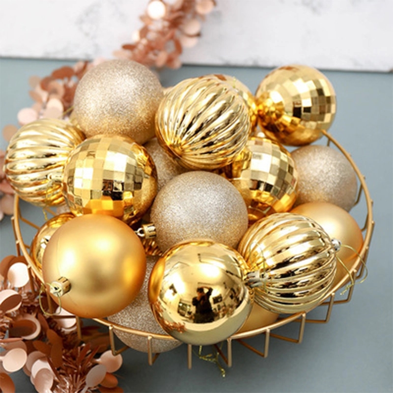 34Pcs Christmas balls set 4cm ornaments tree decor 2