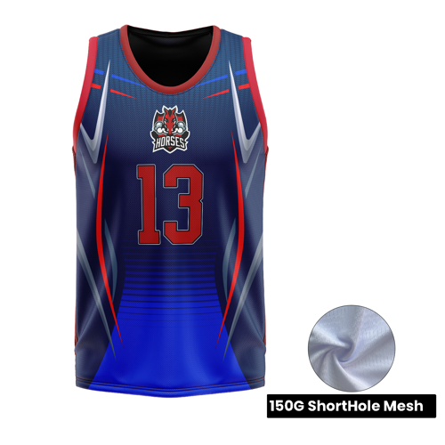Unisex and Kids' Sublimation Basketball Jersey - Short Hole 5