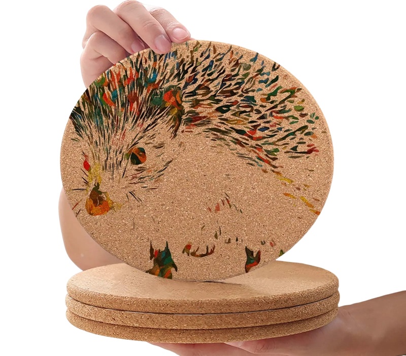 Cork Wood Coaster 5