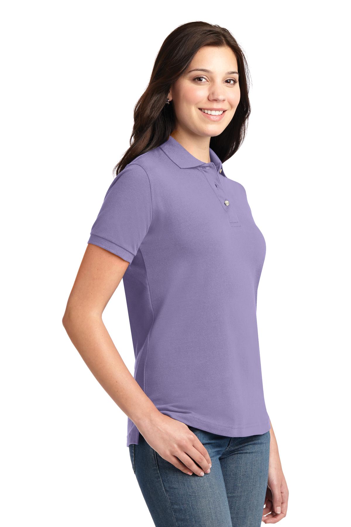 Port Authority Women's Heavyweight Cotton Pique Polo. L420 37