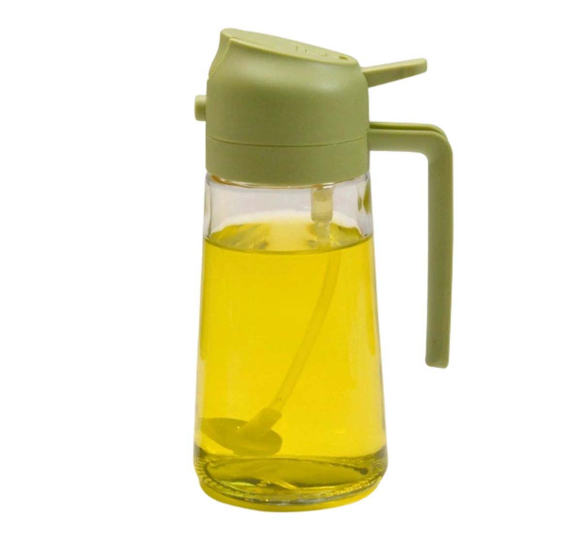 15oz Oil Dispenser Bottle with Spray and Pour Design 6