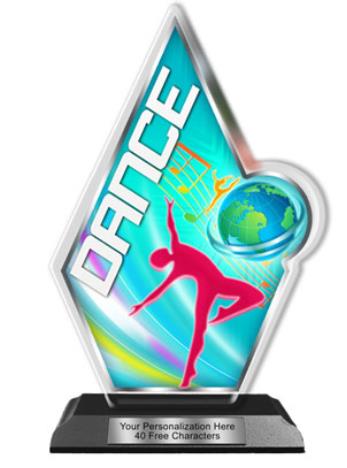 Wood Trophy: 6" Quasar, (Event type/design) 2