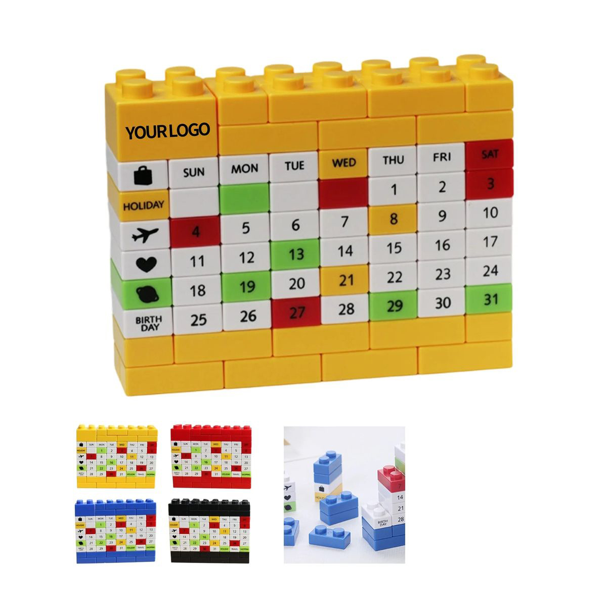 4.6 Inch Block Calendar with Clean Design 1
