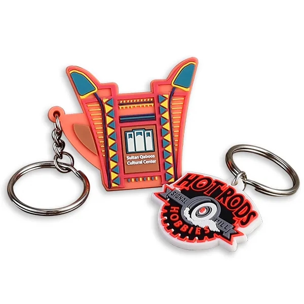 1.5" Custom 3D PVC Keychain 9