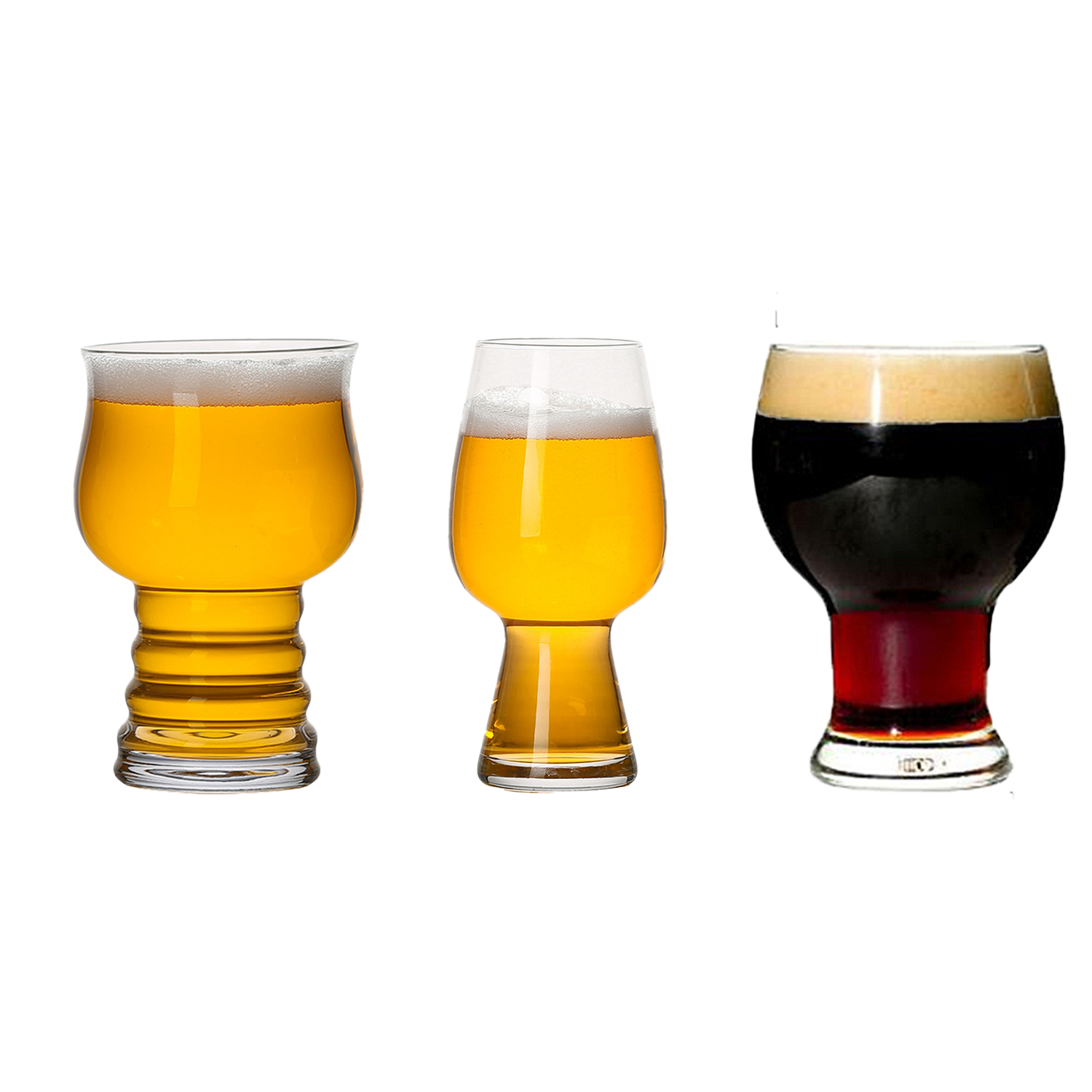 Professional Quality Beer Pint IPA Glass 6