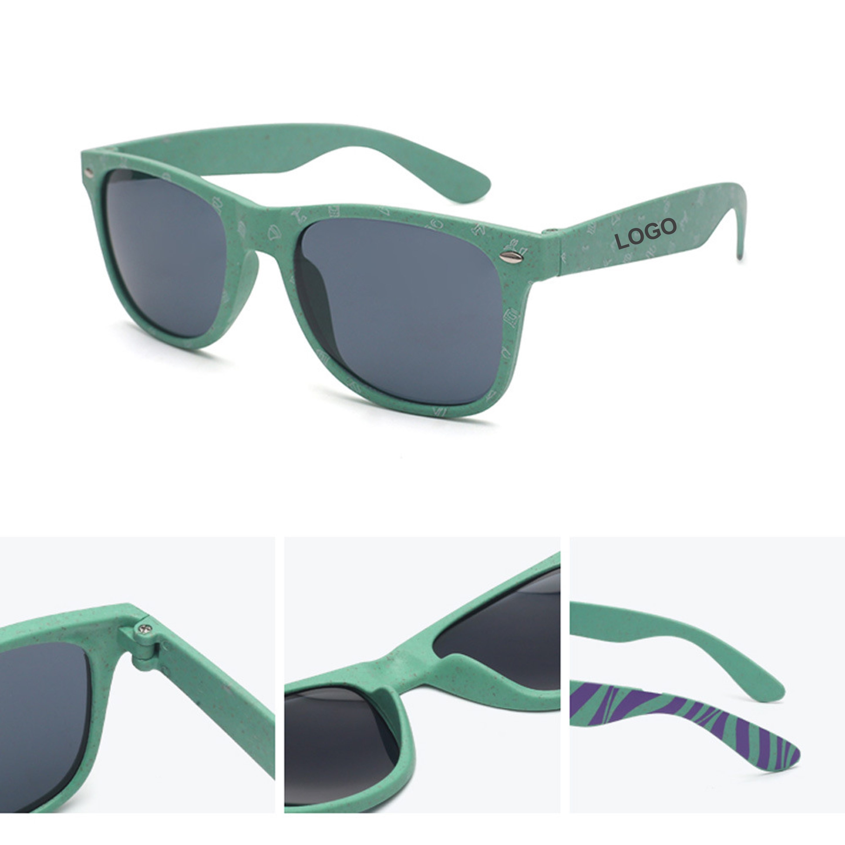 Wheat Straw Sunglasses (direct import) 2