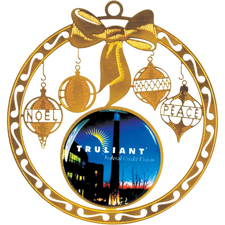 Vibraprint® Bow Holiday Ornament 1