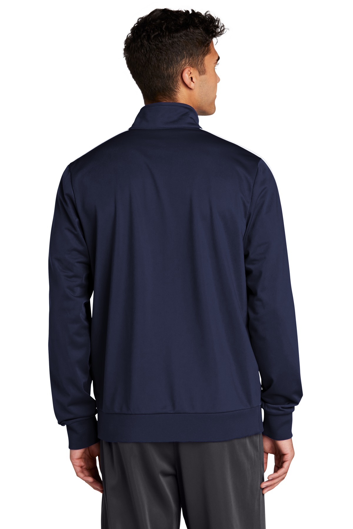 Sport-Tek Tricot Sleeve Stripe Track Jacket. JST94 13