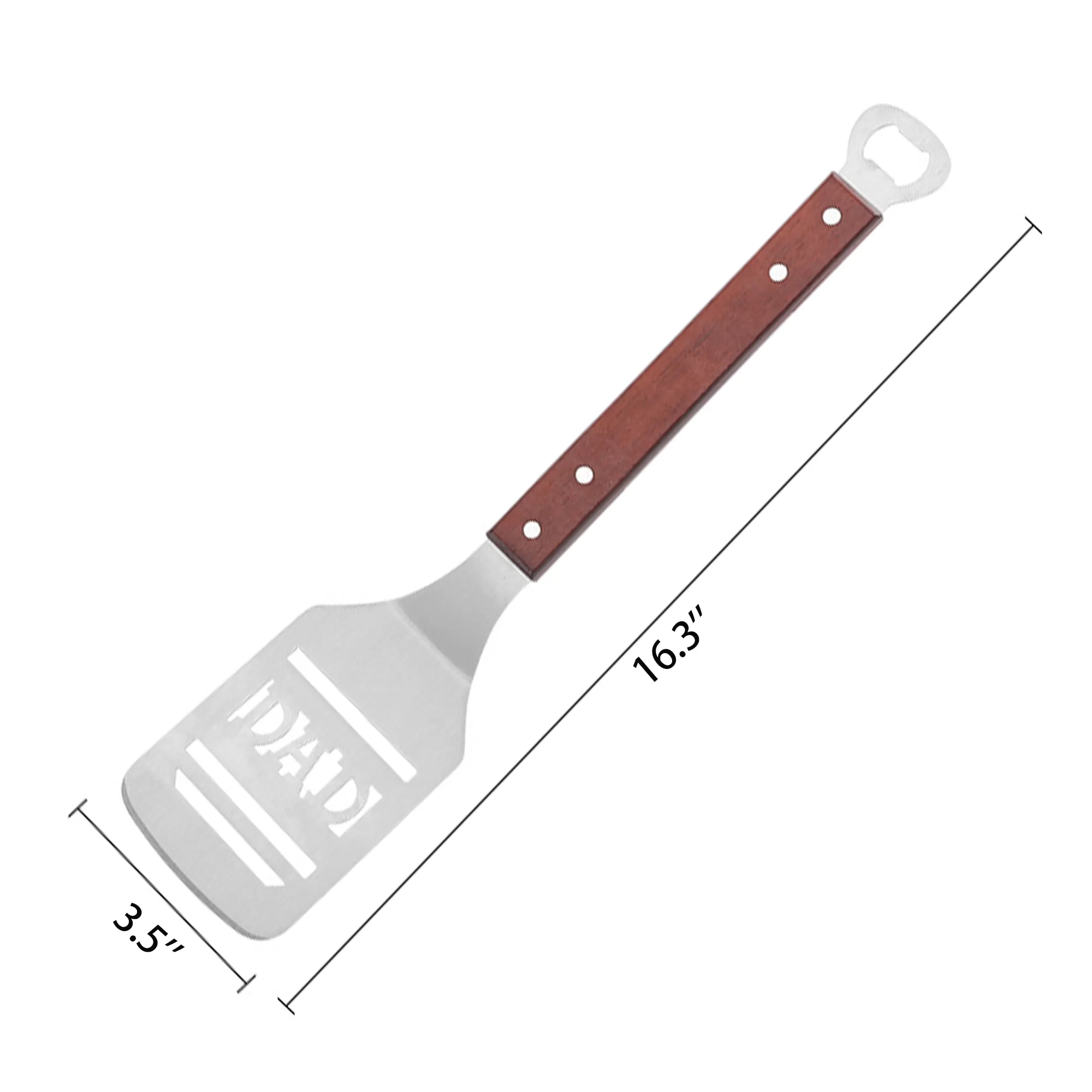 Stainless Steel BBQ Spatula With Tailgater 3