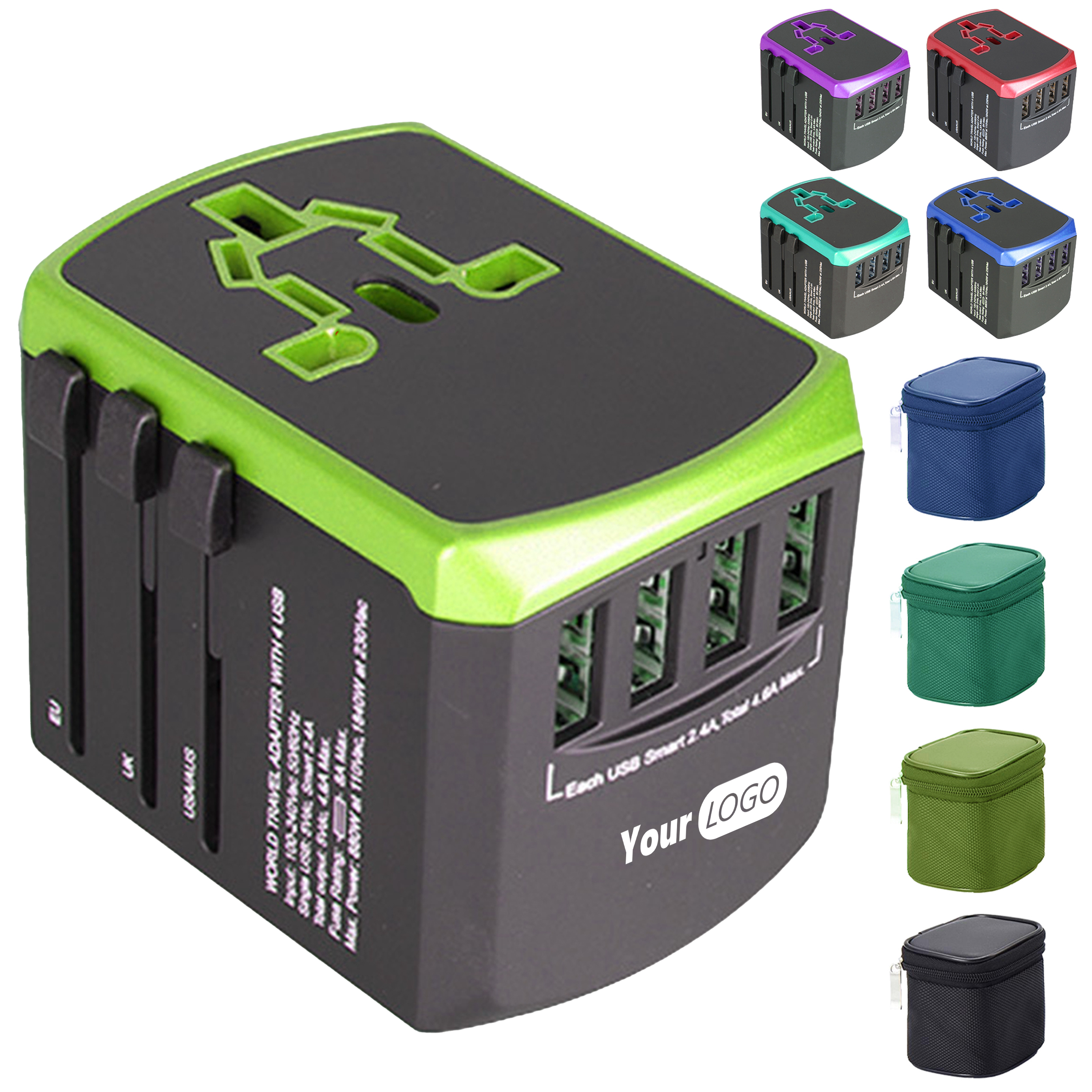 Plastic Universal All-In-One Travel Adapter 2