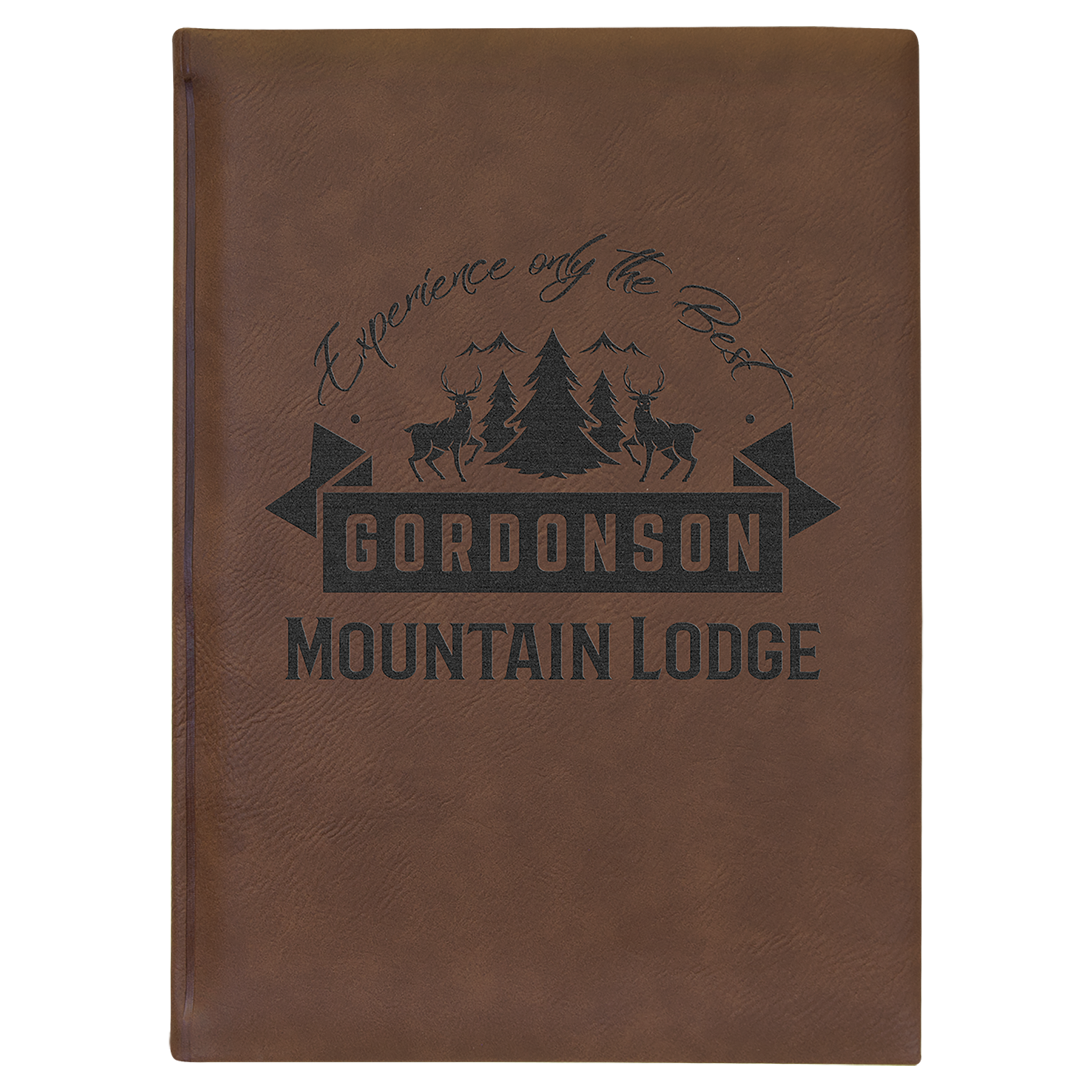 Laser Engraved Leatherette Unlined Journal (7"x 9.75") 13