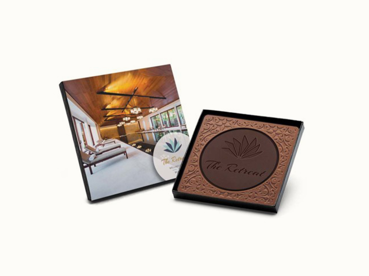3oz. Combo Chocolate Bar with 4"x6" Gift Box 2