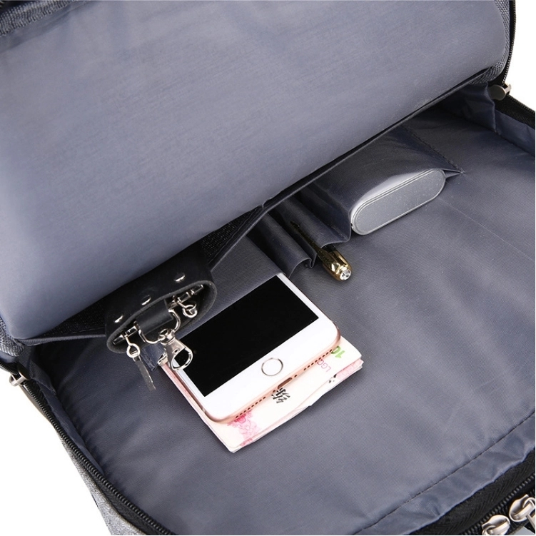 15.6 " Laptop Backpack in aluminum handle  with Usb recharge 9