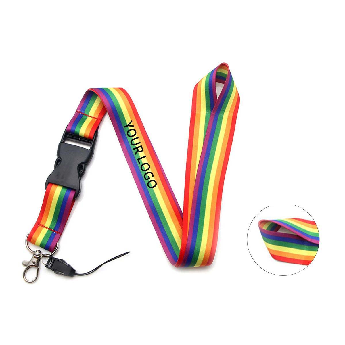 Durable Polyester Lanyard 19.69 Inches Long 1