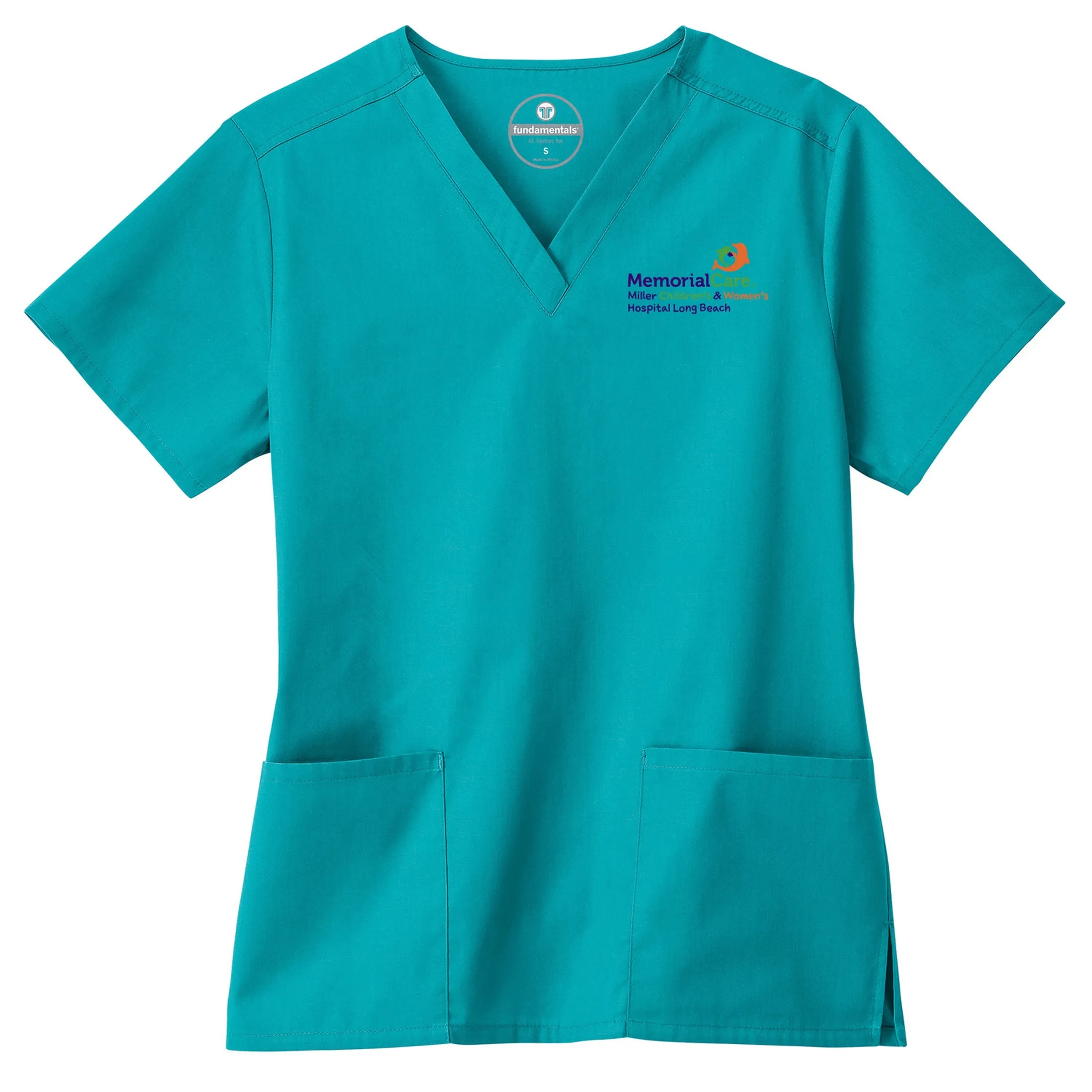 FUNDAMENTALS LADIES TWO POCKET V-NECK TOP 13