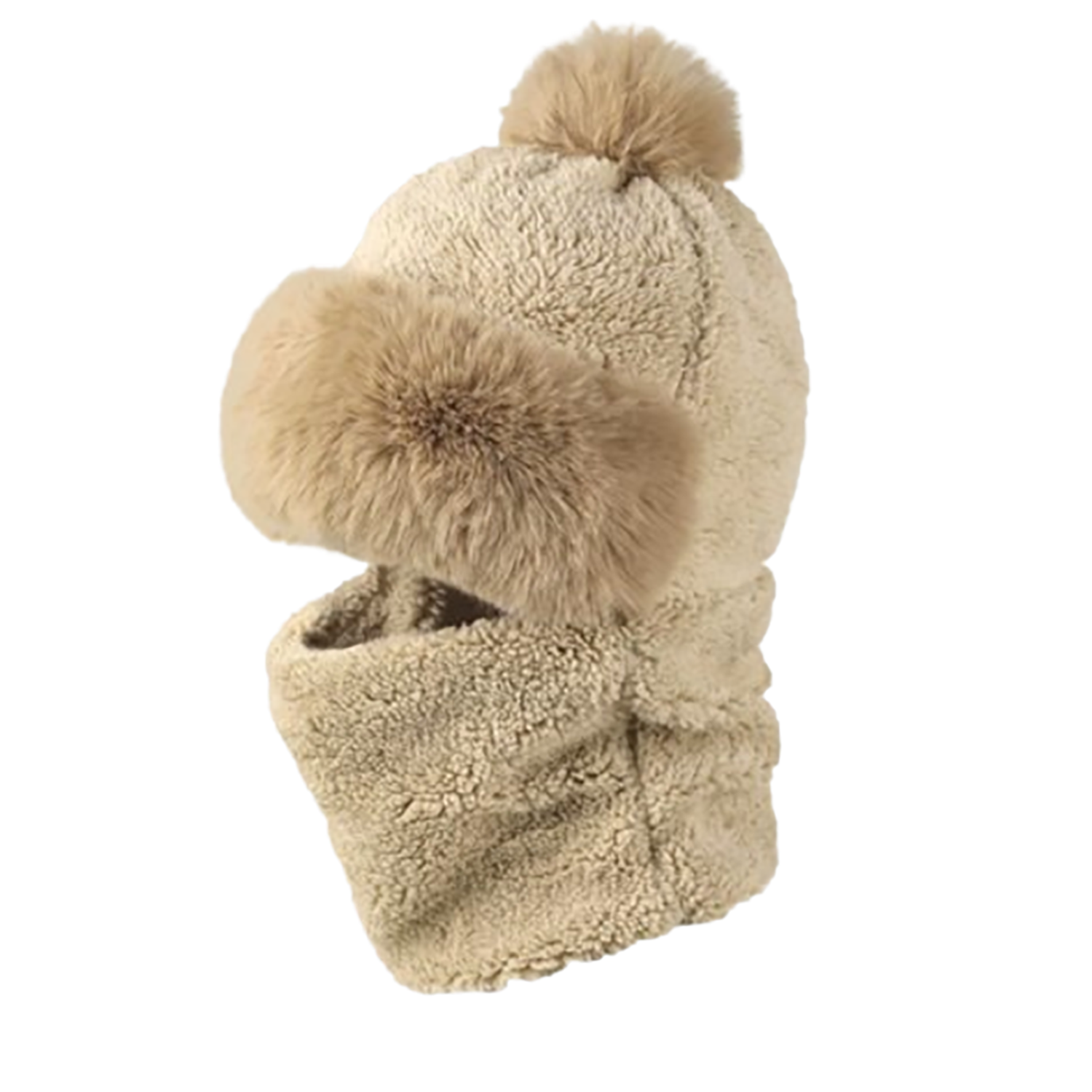Integrated Beanie Hat and Scarf 6