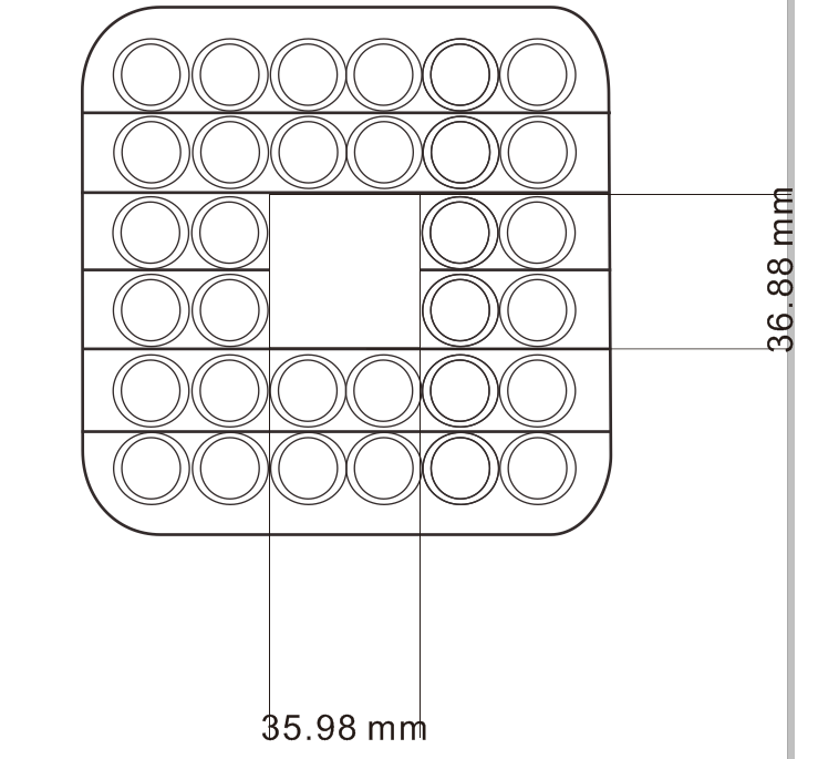 Square Pop It Fidget Toy - Patent Pending 7