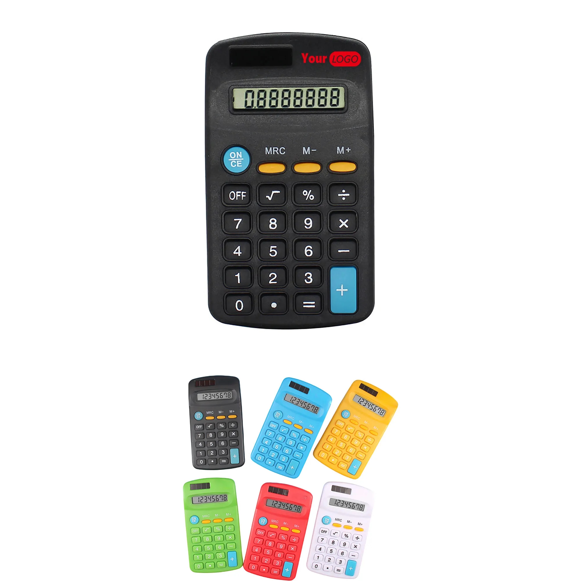 Moq 50 Pcs Pocket Small Calculator 4