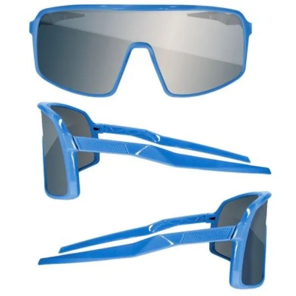 Sport Viper Mirror Sunglasses W/ 1 Color Lens Imprint 12
