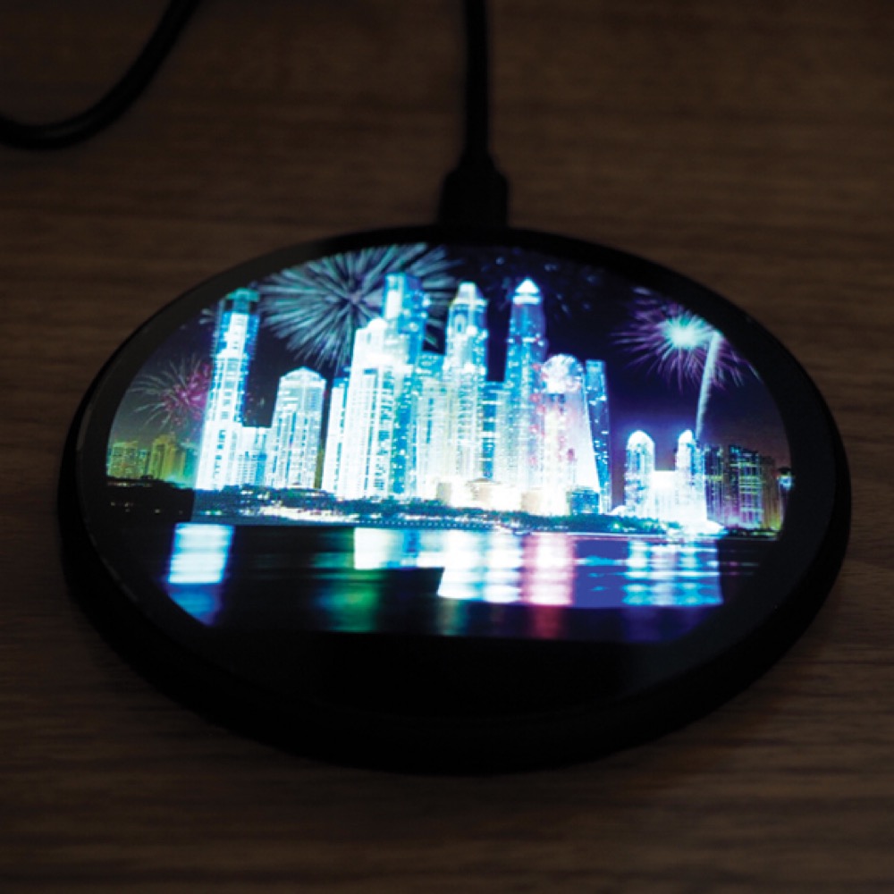 Logo Bright "Glass" Wireless Charger 2