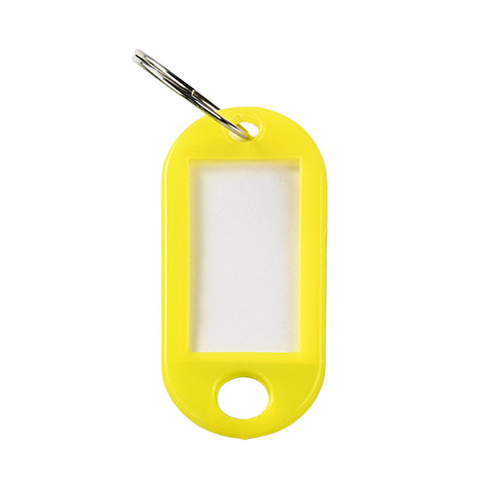 Plastic Key Tags With Label Window 14