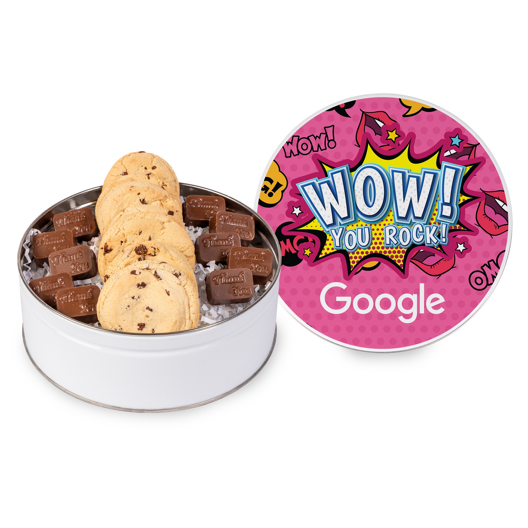 Molded Chocolate and Chocolate Chip Cookie Tin I 2