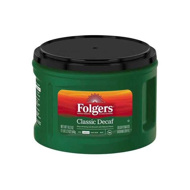 Folgers Classic Decaf Ground Coffee 1