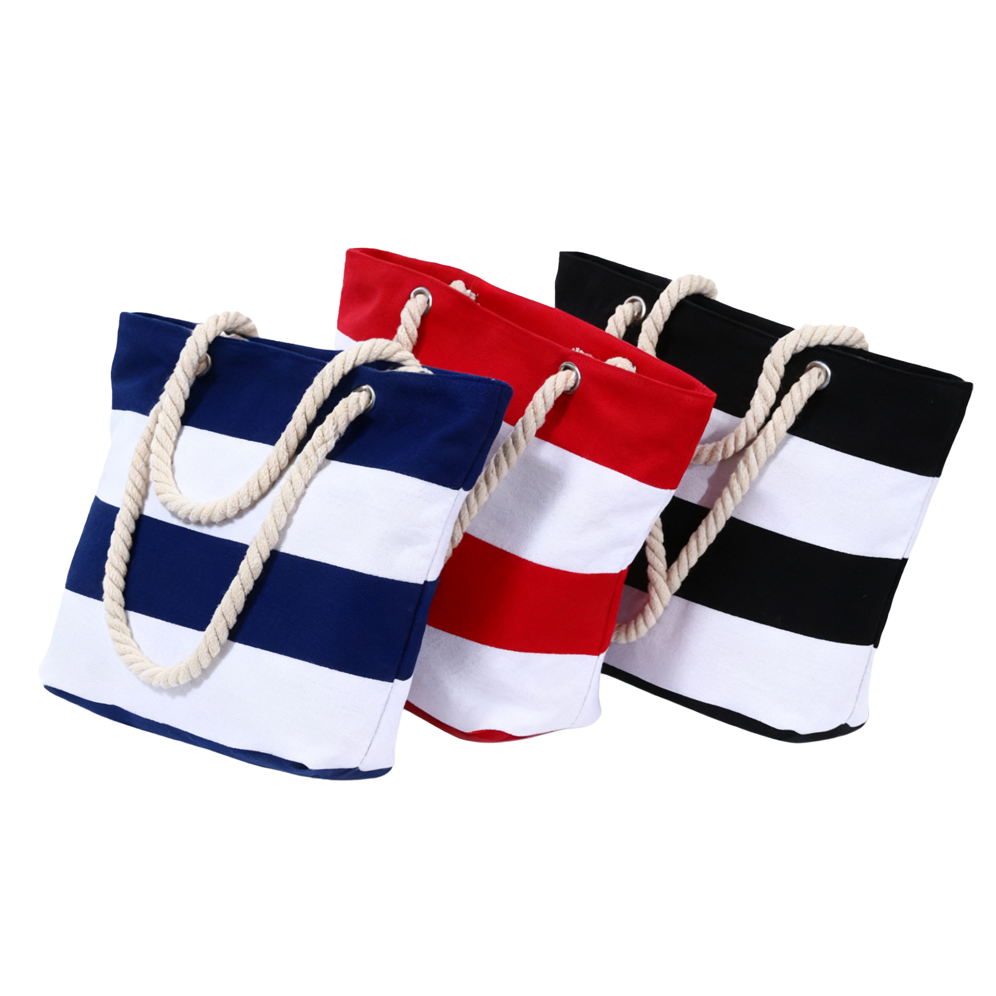 Super Minimalist Versatile Bag Patchwork Hemp Rope Fashion Eco-Bag 2