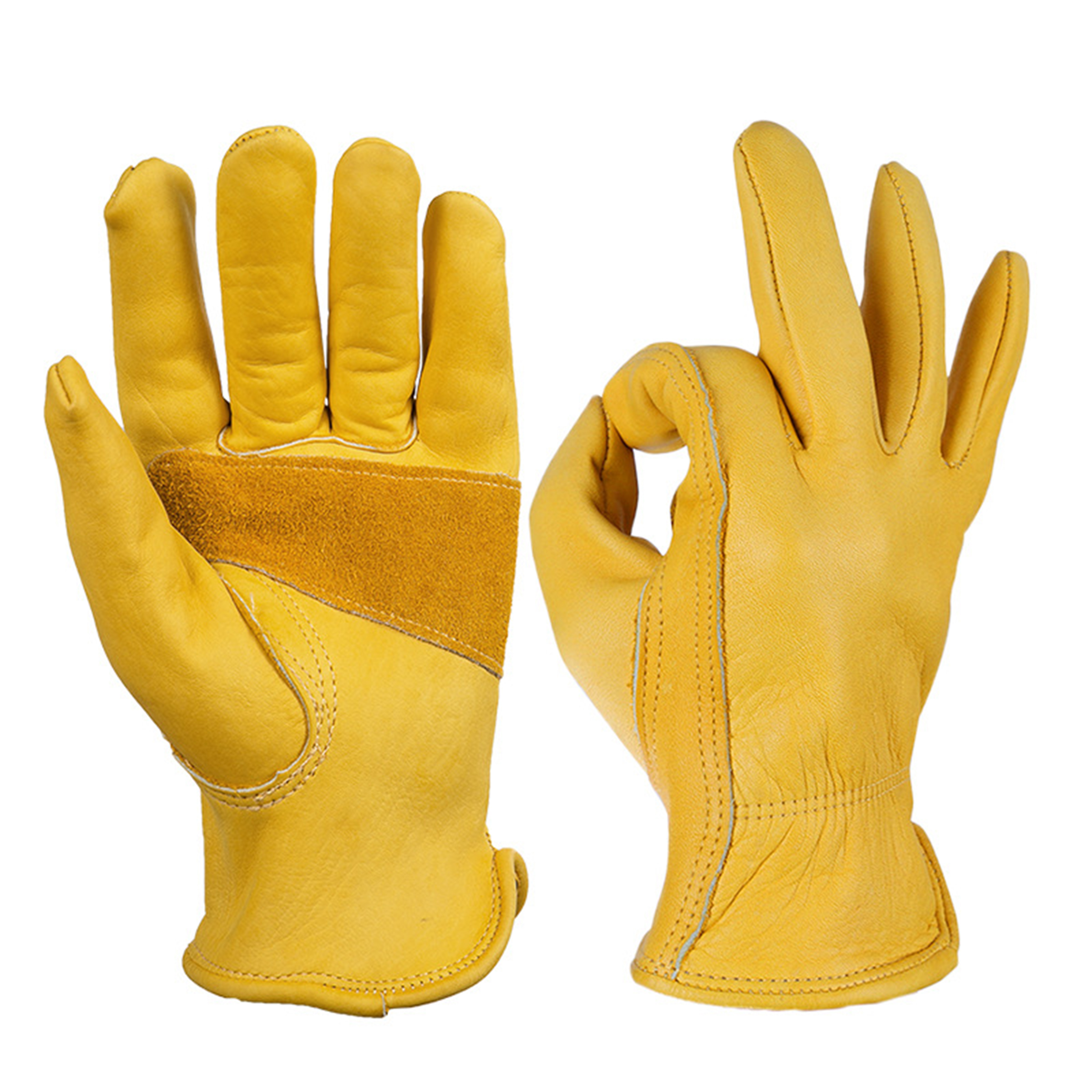 Cowhide Horticultural Planting Protective Gloves 9