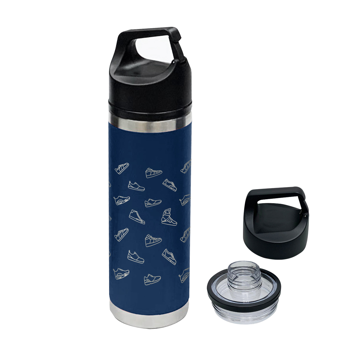 18 Oz. Full Laser Davenport Stainless Steel Bottle 8
