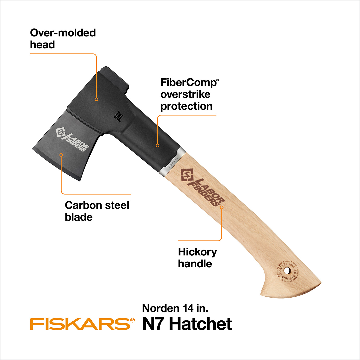 Fiskars® Norden® N7 Hatchet 14 in. 4