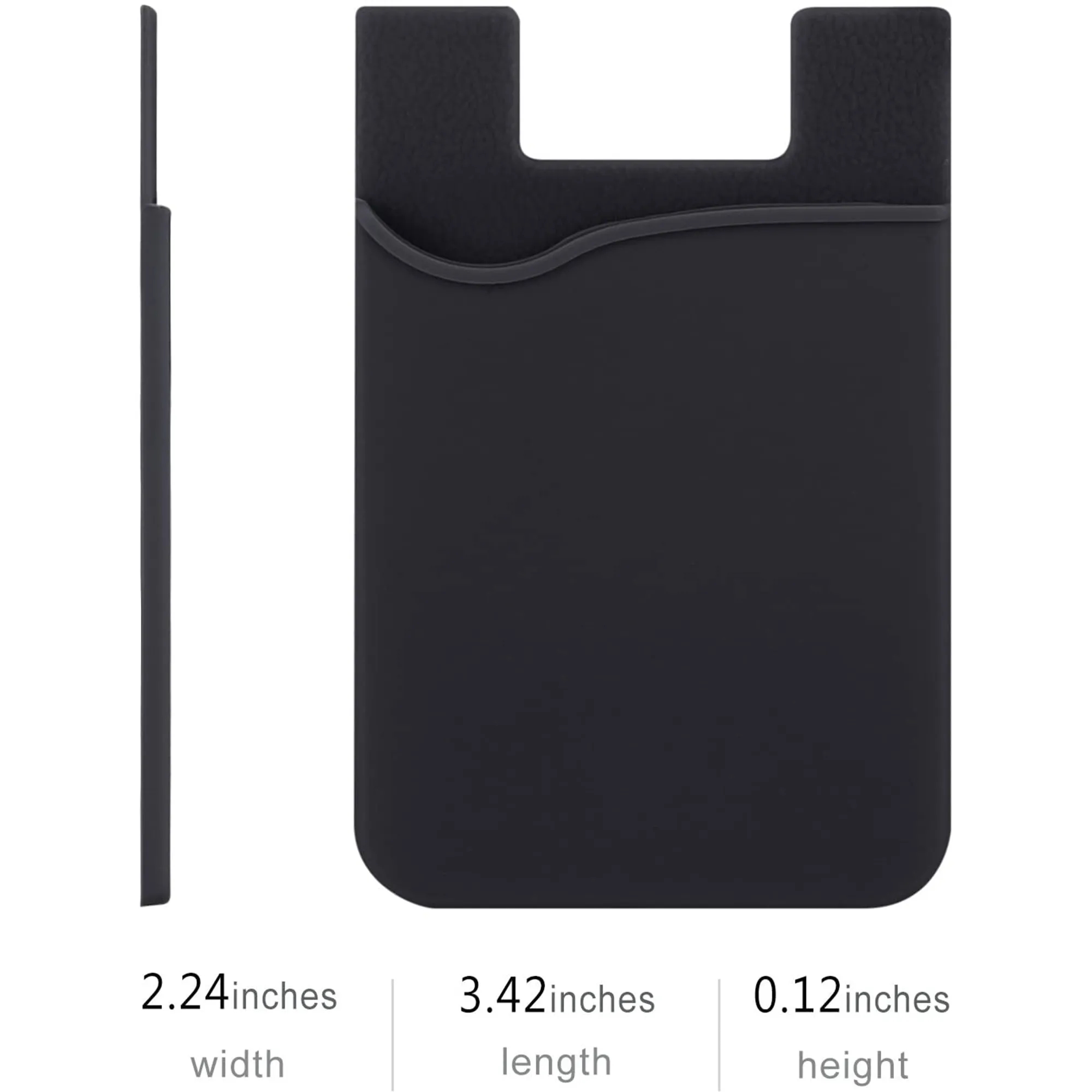 Full Color Printed Silicone Phone Card Holder 2