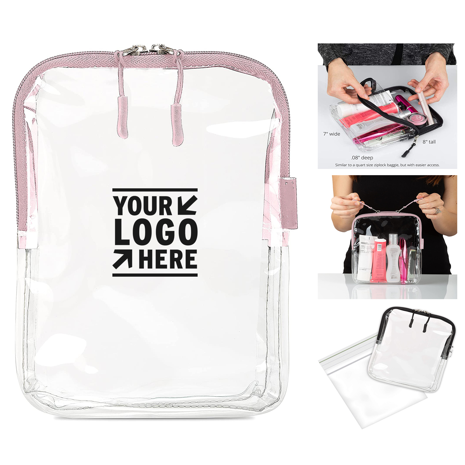 Tsa Approved Clear Toiletry Bag