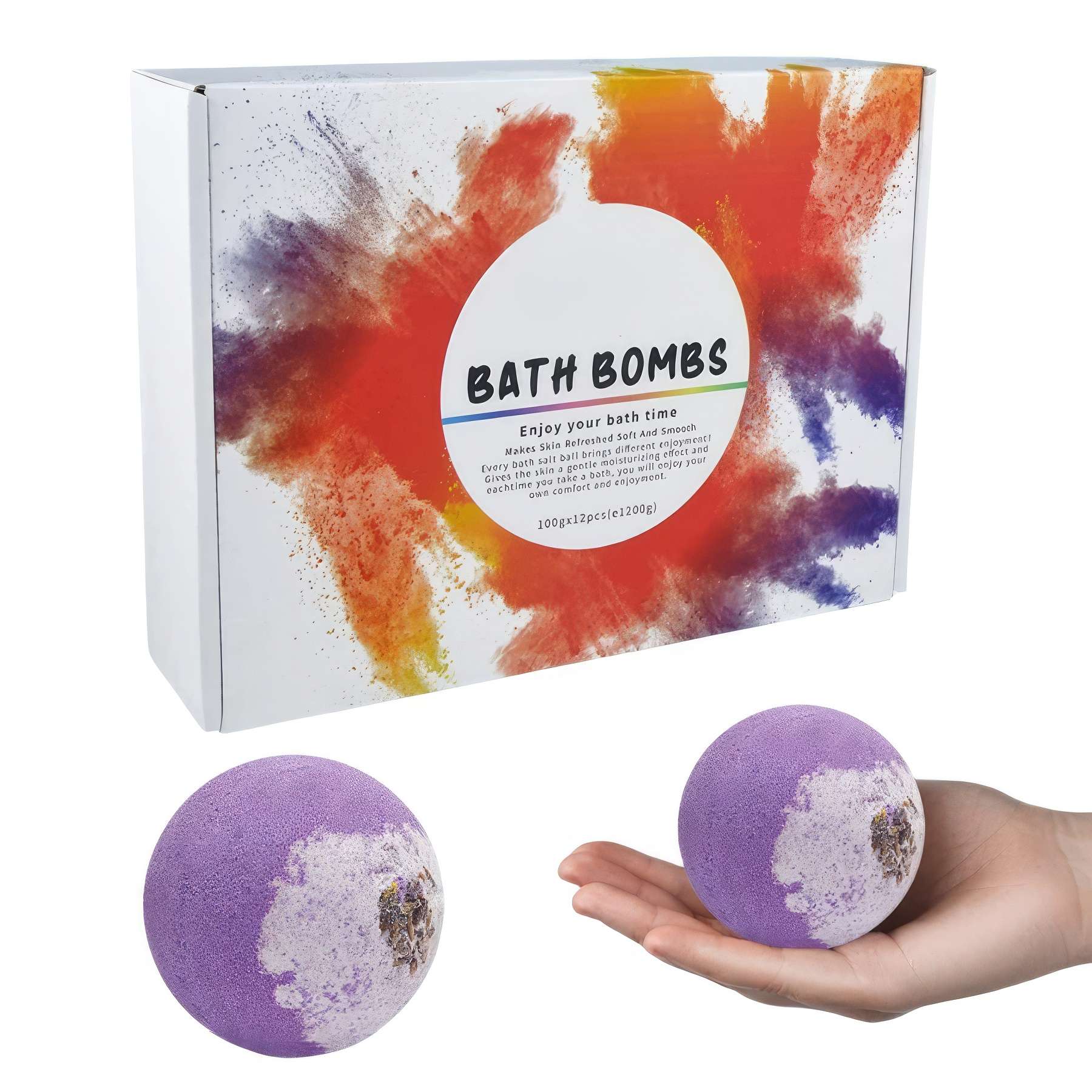 12 Pcs Relaxing Bath Bomb Gift Set 2