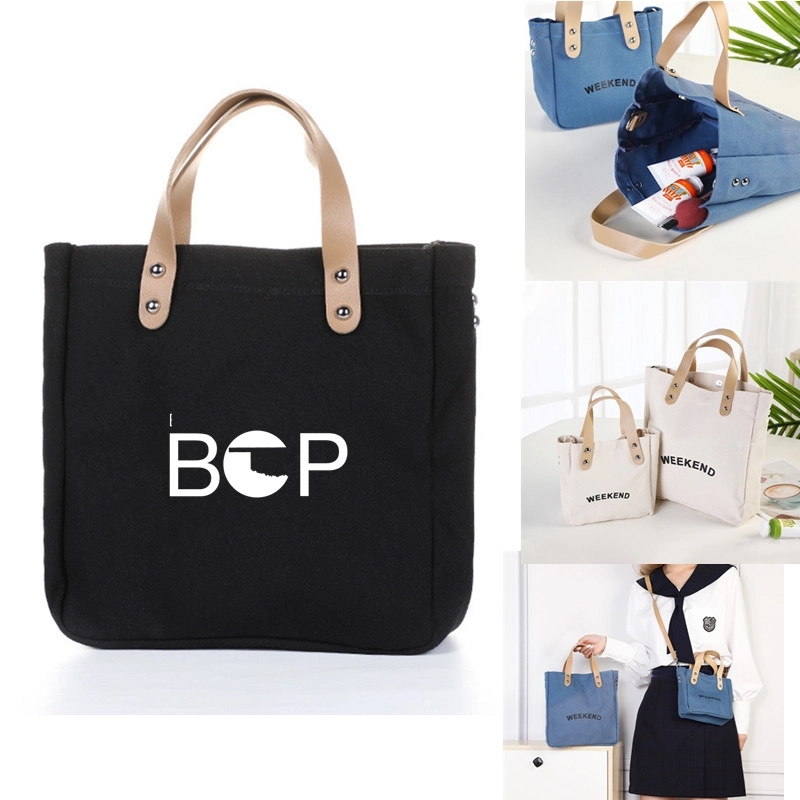 Canvas Tote Bag, custom tote bag with logo imprint 1
