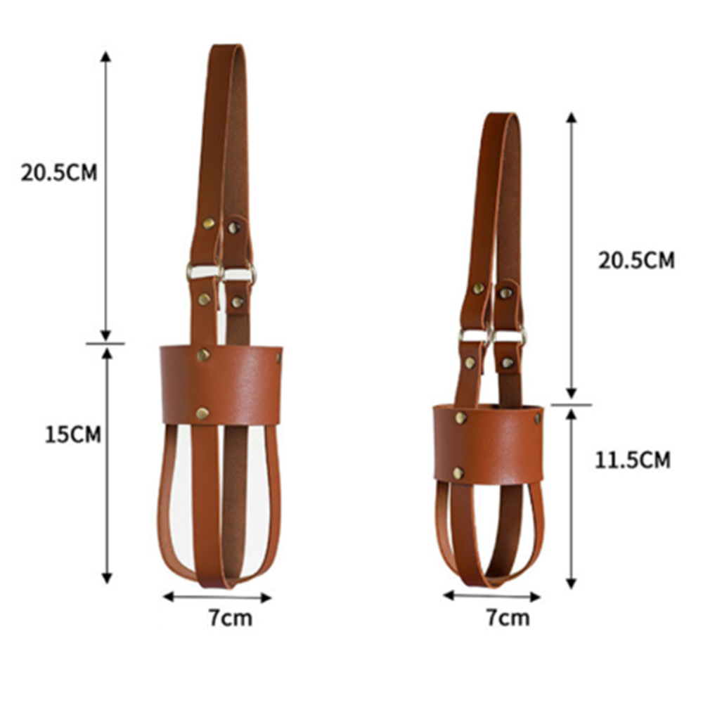 500ML Leather Belt Water Bottle Holder 3