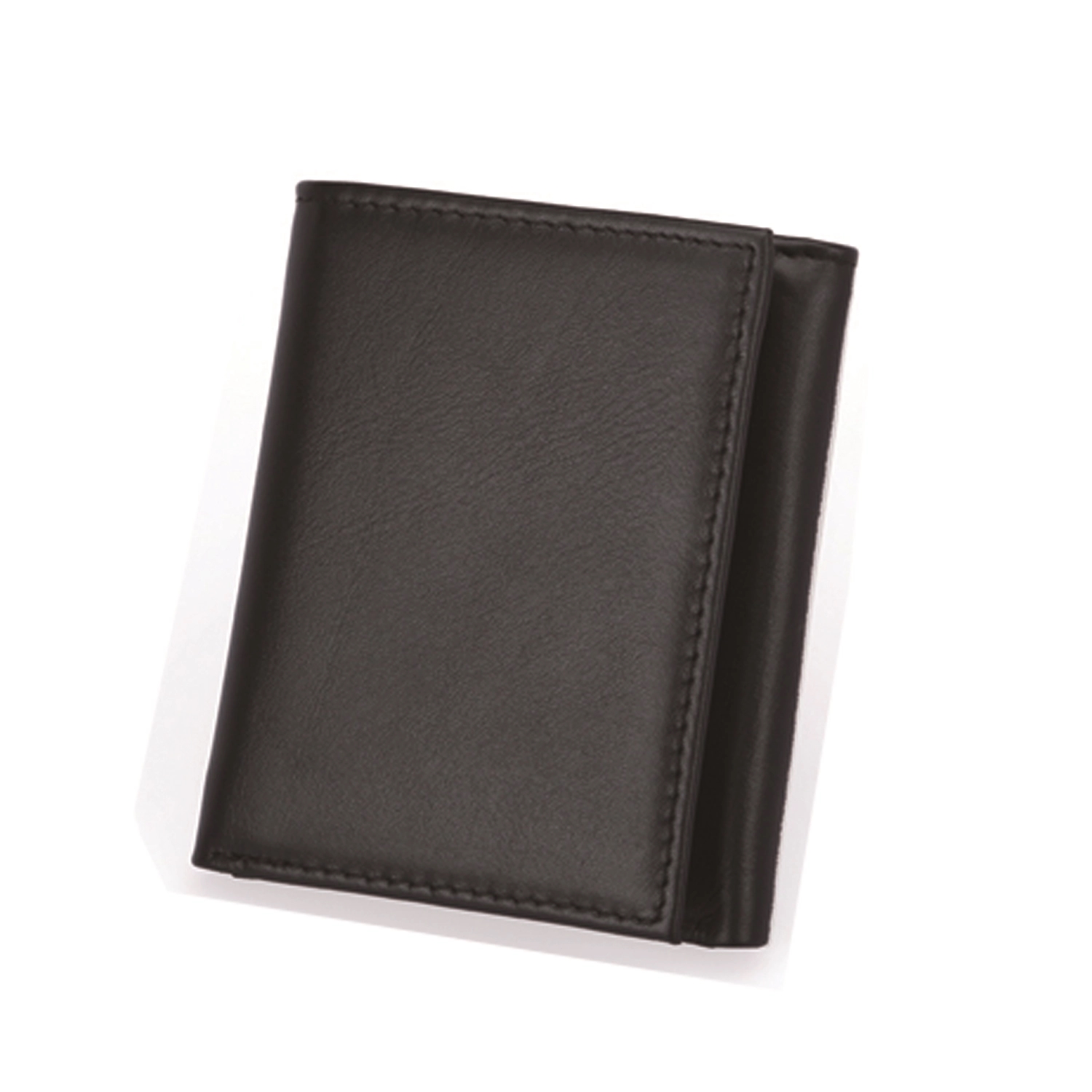 Men Geniune Leather Trifold Wallet W/ Rfid Blocking 4