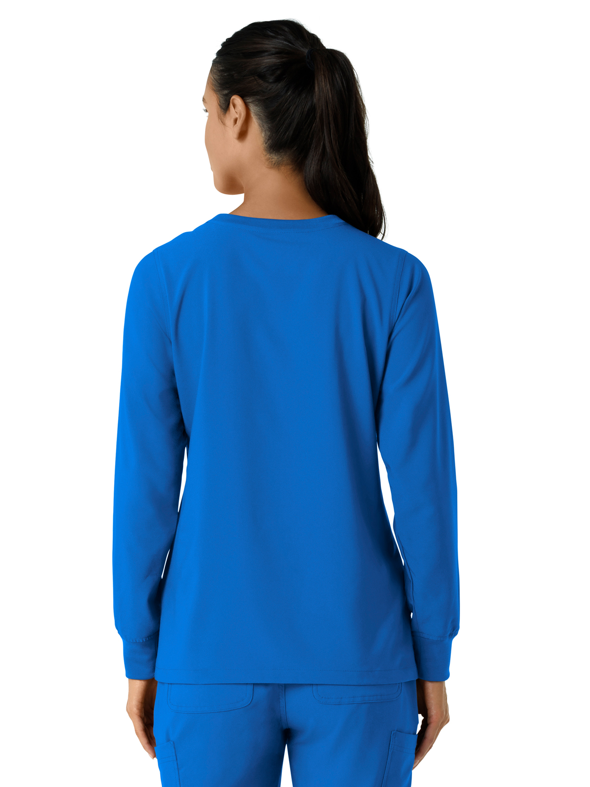 Carhartt Scrubs - Women's One-Pocket Crew Neck Long Sleeve Scrub Top 25
